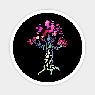 tree - magic color Magnet